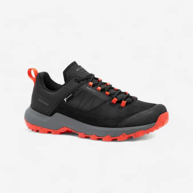 Wanderschuhe Herren wasserdicht - MH500 schwarz
