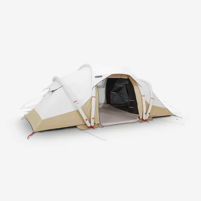 Familienzelt aufblasbar Fresh & Black - Air Seconds 4.2 für 4 Personen 2 Kabinen