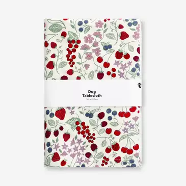 Tischdecke mit Erdbeer-Print - 140×220 cm