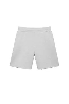 Jogger-Bermudashorts in Neopren-Optik