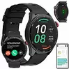 newgen medicals Premium-GPS-Fitness-&-Fashion-Smartwatch, AMOLED-Display, Freisprechen