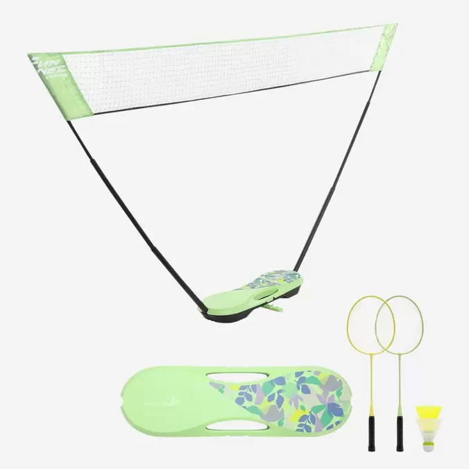Badminton Fun Set Netz 3 m hellgrün