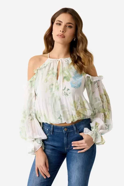 Blusa de chiffon