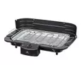 Tischgrill mit Windschutz Grillfläche 38 x 22 cm schwarz