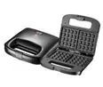 Waffeleisen 2er eckig 750 Watt schwarz