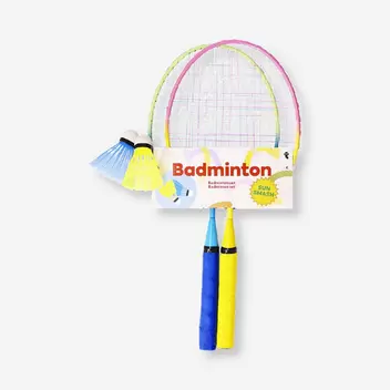 Badminton-Set mit Farbverlauf