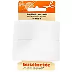 Buttinette Soft-Gummiband "Breit-Elastik", weiß, Breite: 40 mm, Länge: 5 m