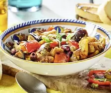 Caponata, sizilianisches Melanzanigemüse