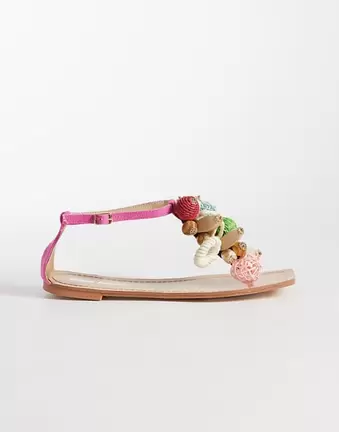 Public Desire – Sandalen in leuchtendem Rosa