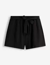 Shorts - Loose Fit - Schwarz
