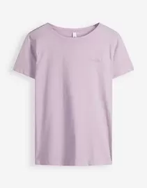 T-Shirt - Stickereien - Lila