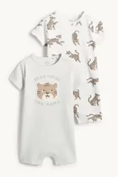 Multipack 2er - Tiger - Baby-Schlafanzug