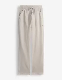 Hose - Leinen-Mix - Braun