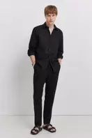 Pantalón chino lino comfort fit