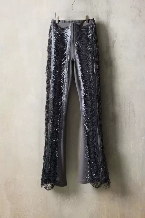 Rechteckiger bedruckter foulard