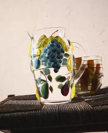 KRUG GLAS FRÜCHTE RELIEF