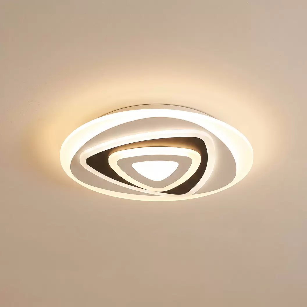 Lindby LED-Deckenleuchte Rebeka, Ø 50 cm, CCT, Fernbedienung