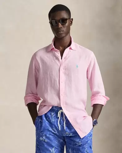 Slim-Fit Leinenhemd