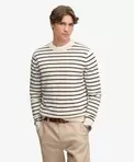 The Merchant Store Breton-Pullover lockere Passform