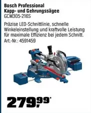 Bosch - Kapp- und Gehrungssäge GCM305-216S