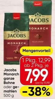 Monarch ganze Bohne oder gemahlen