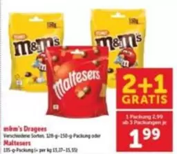 m&m's Dragees / Maltesers
