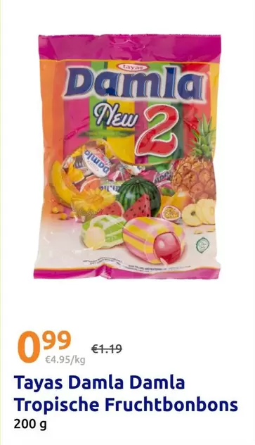 Tayas Damla Damla Tropische Fruchtbonbons