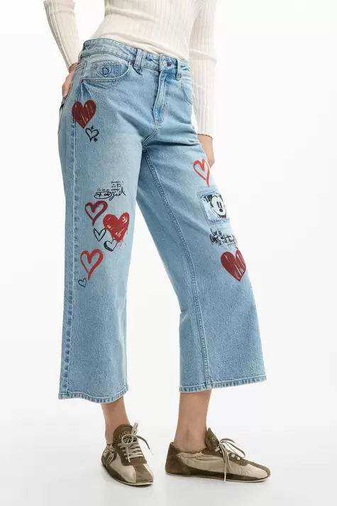 Jeanshose mickey mouse™ herzen