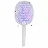 Exbuster 2in1-Akku-Insektenvernichter & Fliegenklatsche mit UV-LEDs, klappbar