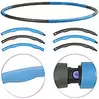 PEARL sports Hula-Hoop-Reifen, Schaumstoff-Mantel, Massage-Noppen, 1,2 kg, Ø 100 cm