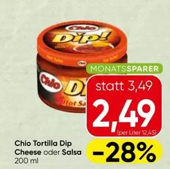 Tortilla Dip Cheese oder Salsa