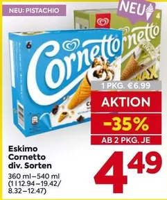 Cornetto div. Sorten