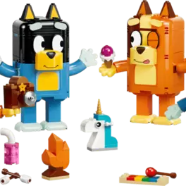 Blueys Familie aus LEGO Steinen