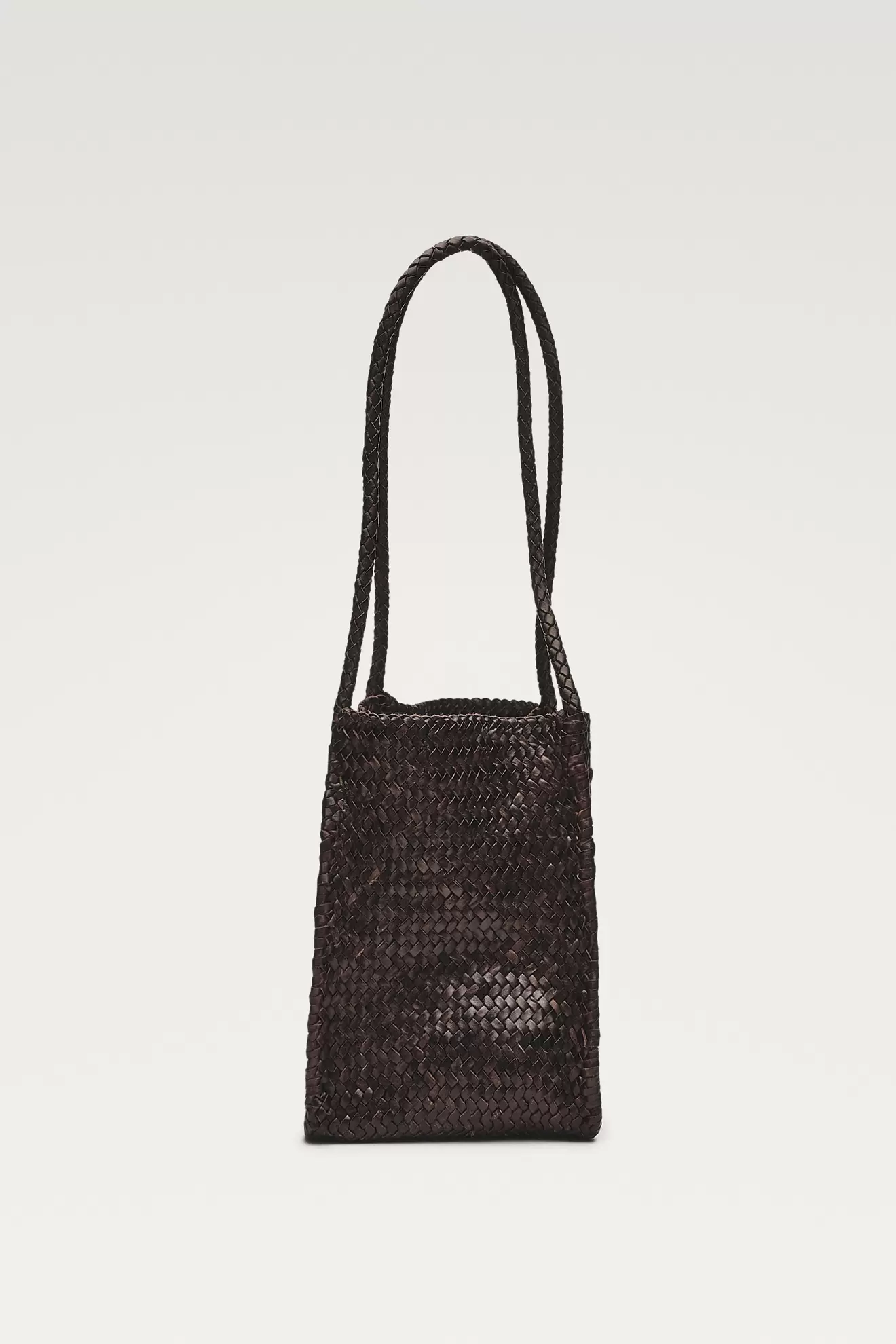 Bucket Bag aus geflochtenem Nappaleder