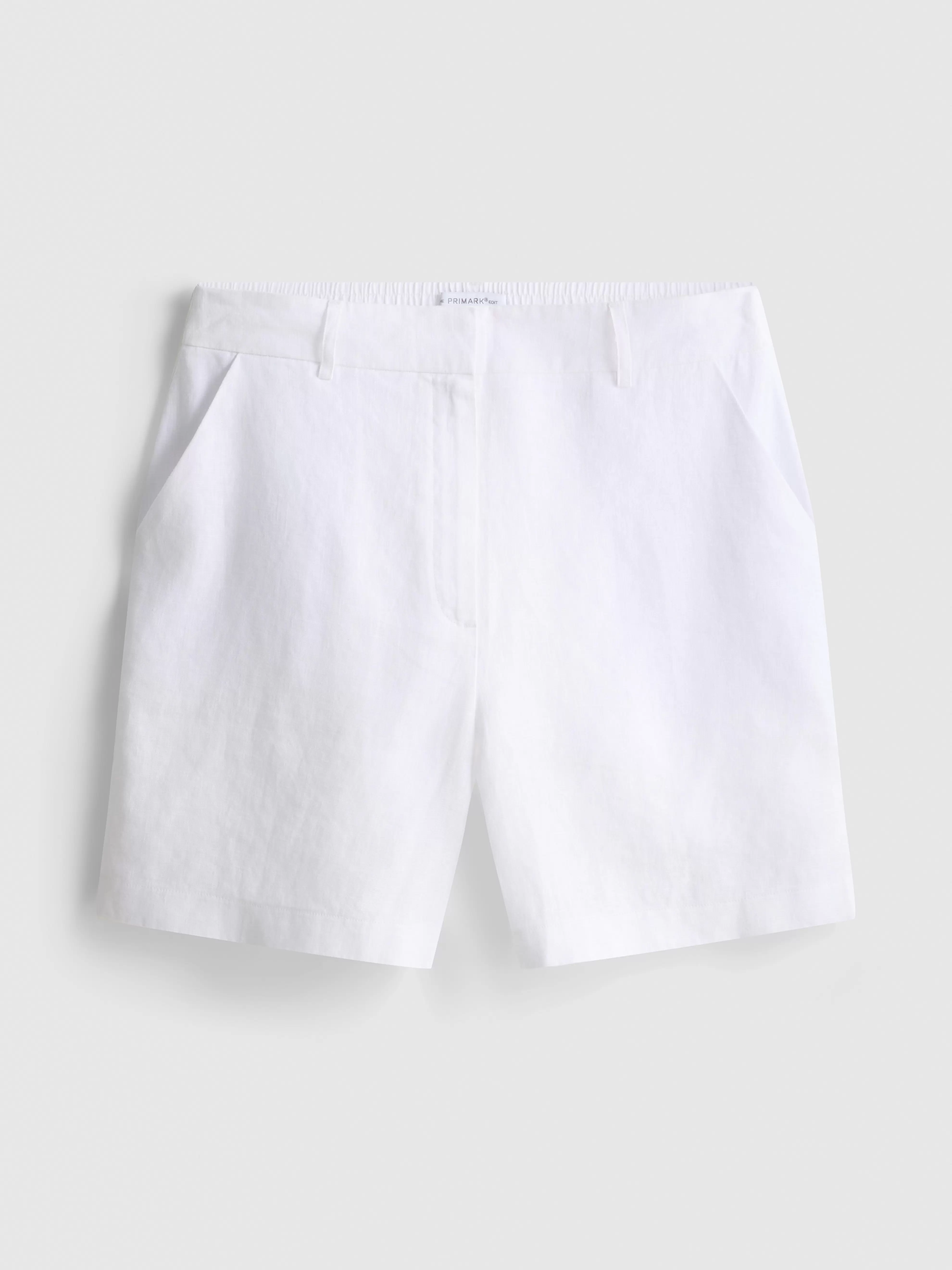 Klassische „The Edit“ Leinen-Shorts