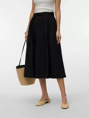 AWLIVA Hohe Taille Midirock