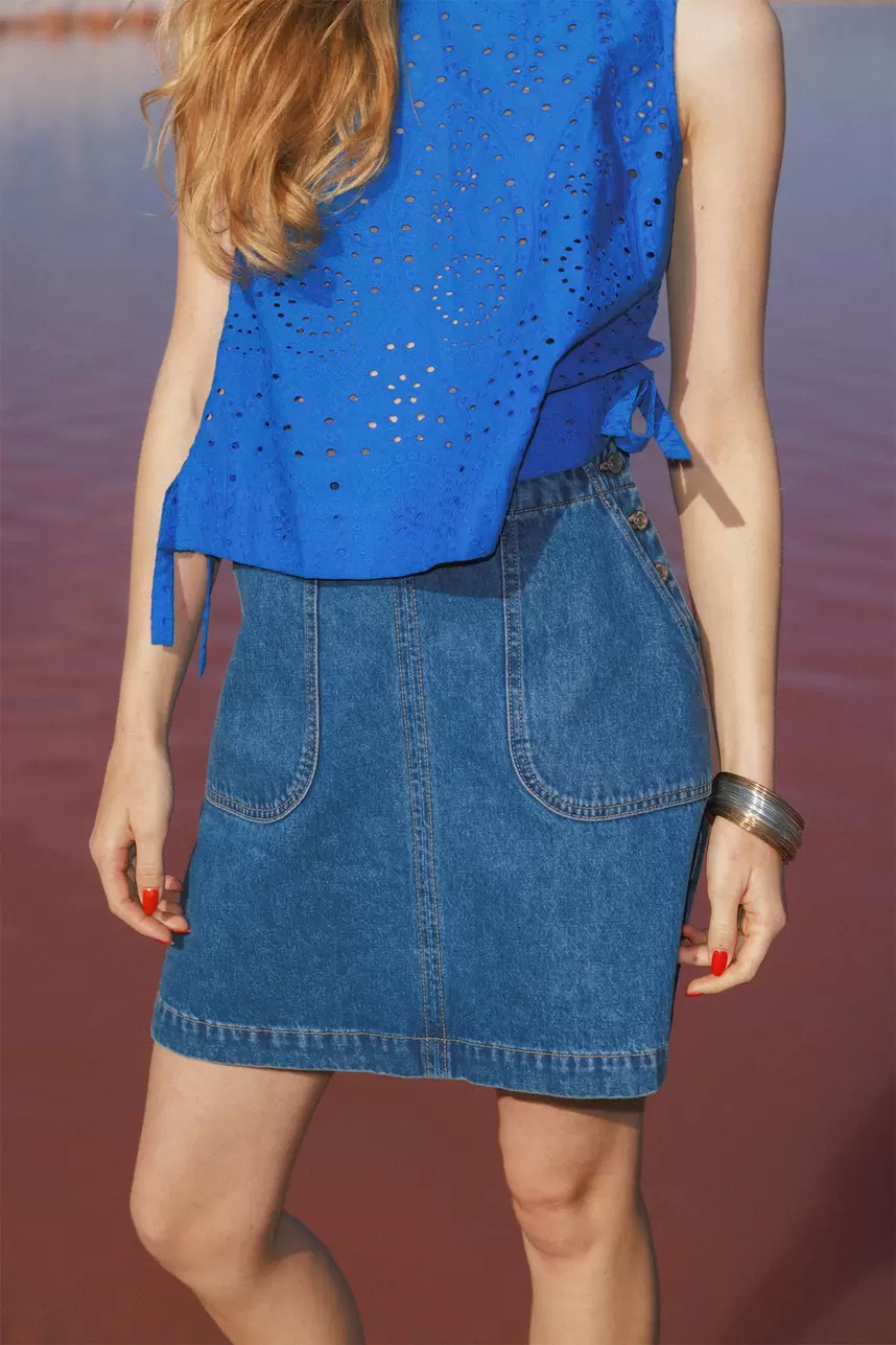 Mini-Jeansrock