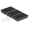 PEARL Silikon-Eiswürfelform für 15 kleine Würfel 3x3x3cm, 3er-Set je 500ml