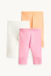 Multipack 3er - Schmetterling - Capri-Leggings