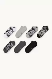 Multipack 7er - Sneakersocken - gemustert