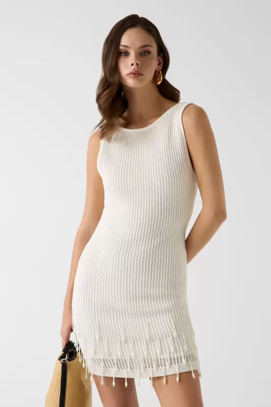 Mini de ganchillo dress