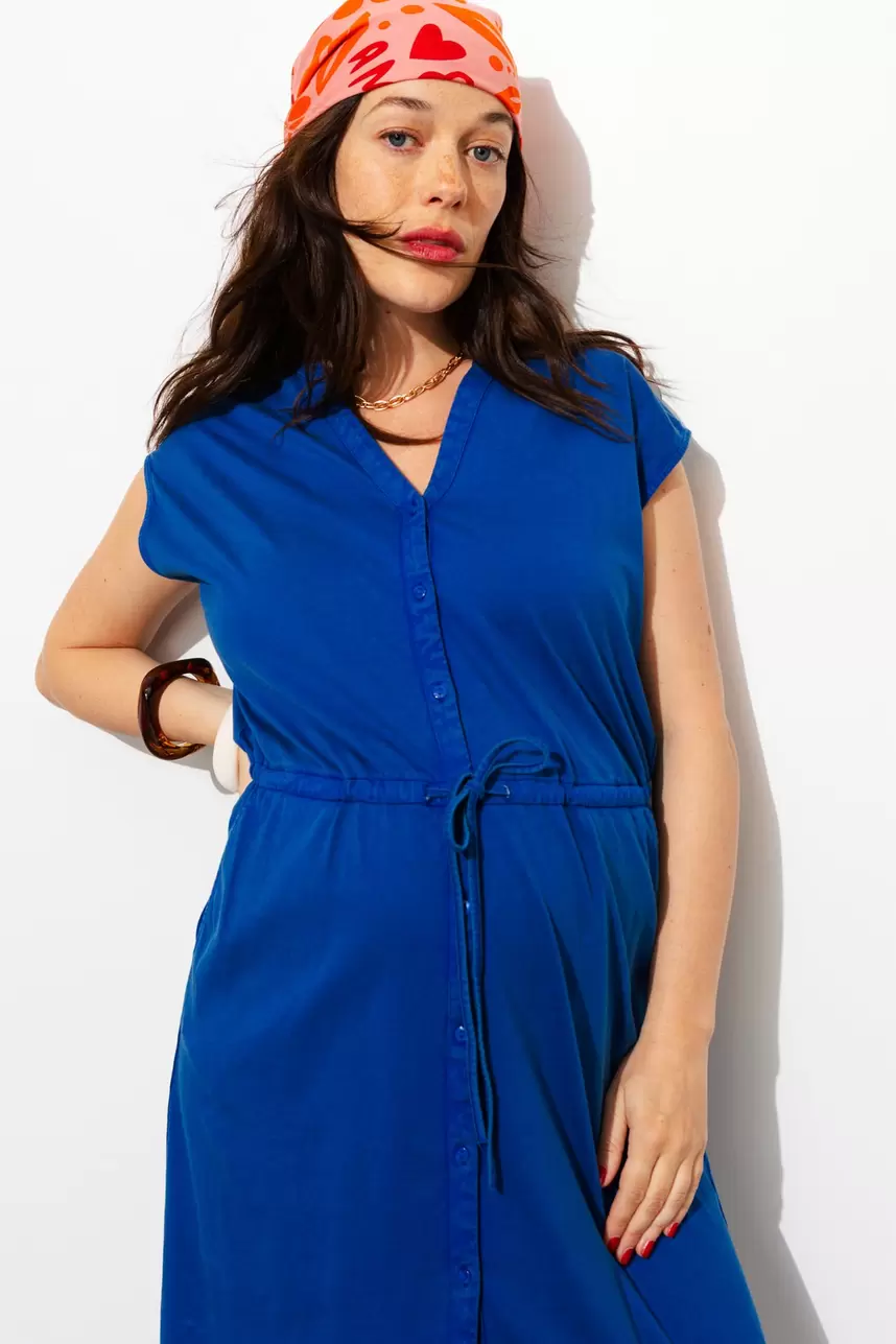 Jerseykleid in Midilänge