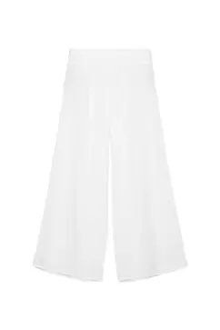Fließende Hose in Chiffon-Optik