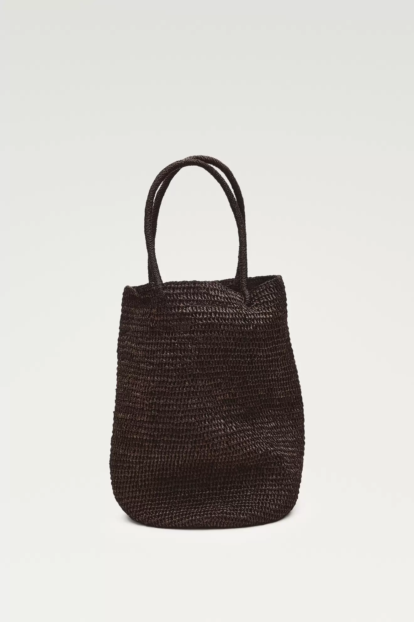 Mini-Bucket-Tasche Raphia