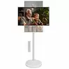 auvisio Mobiler Smart-Bildschirm mit 23,8", Android 13, HDMI, Akku, Touch, USB
