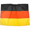 PEARL Deutschland-Cape 150 x 110 cm mit Ärmeln - Bodyflag