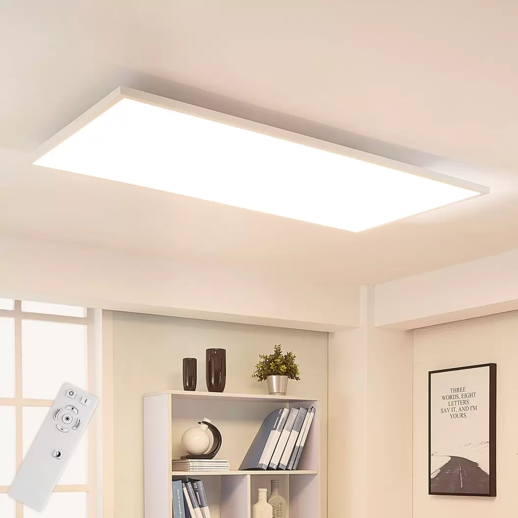Arcchio LED-Panel Arya, dimmbar, 119 cm x 59 cm, Metall