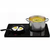 Rosenstein & Söhne Doppel-Induktionskochfeld mit Touch-Bedienfeld, Timer, bis 3.500 Watt