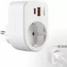 revolt 3in1-Steckdose, USB-C mit PD 30 W, USB-A mit QC 3.0 30 W, 230 Volt