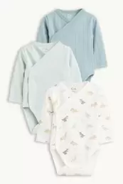 Multipack 3er - Dino - Baby-Wickelbody